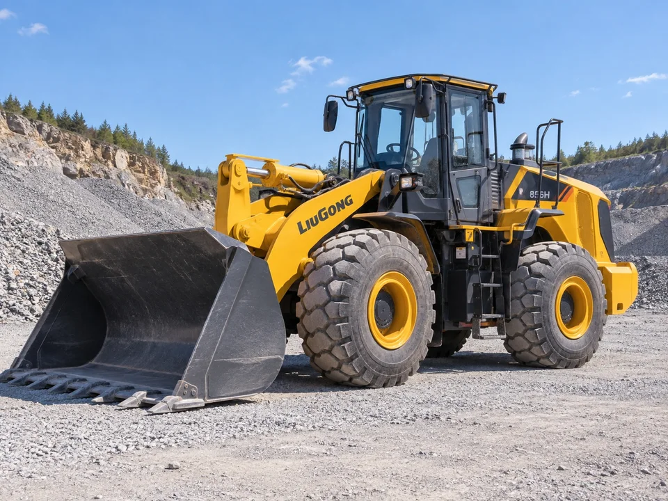 Illustrative LiuGong 856H wheel loader reference image